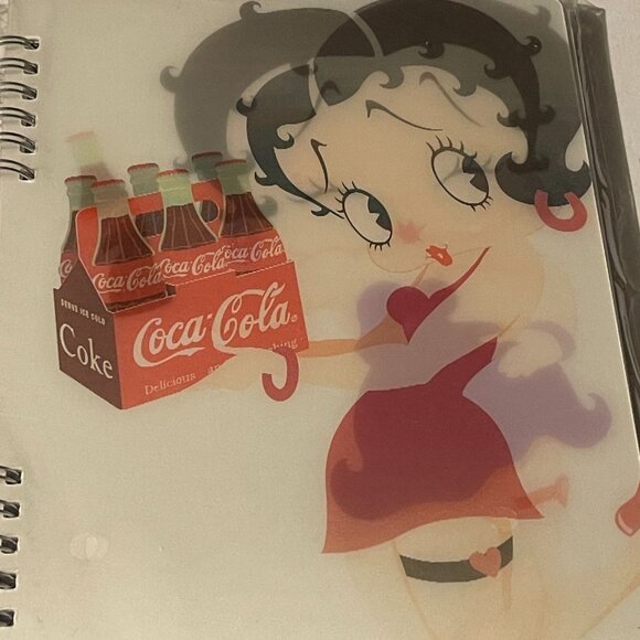 Betty Boop And Coke Lenticular Spiral Notebook Vandor #60004 - Picture 2 of 3